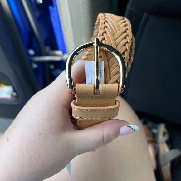 J.Crew Light Brown Braided Belt - Picture 3 of 5